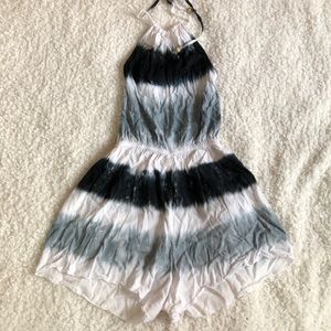 Backless Haltered Romper